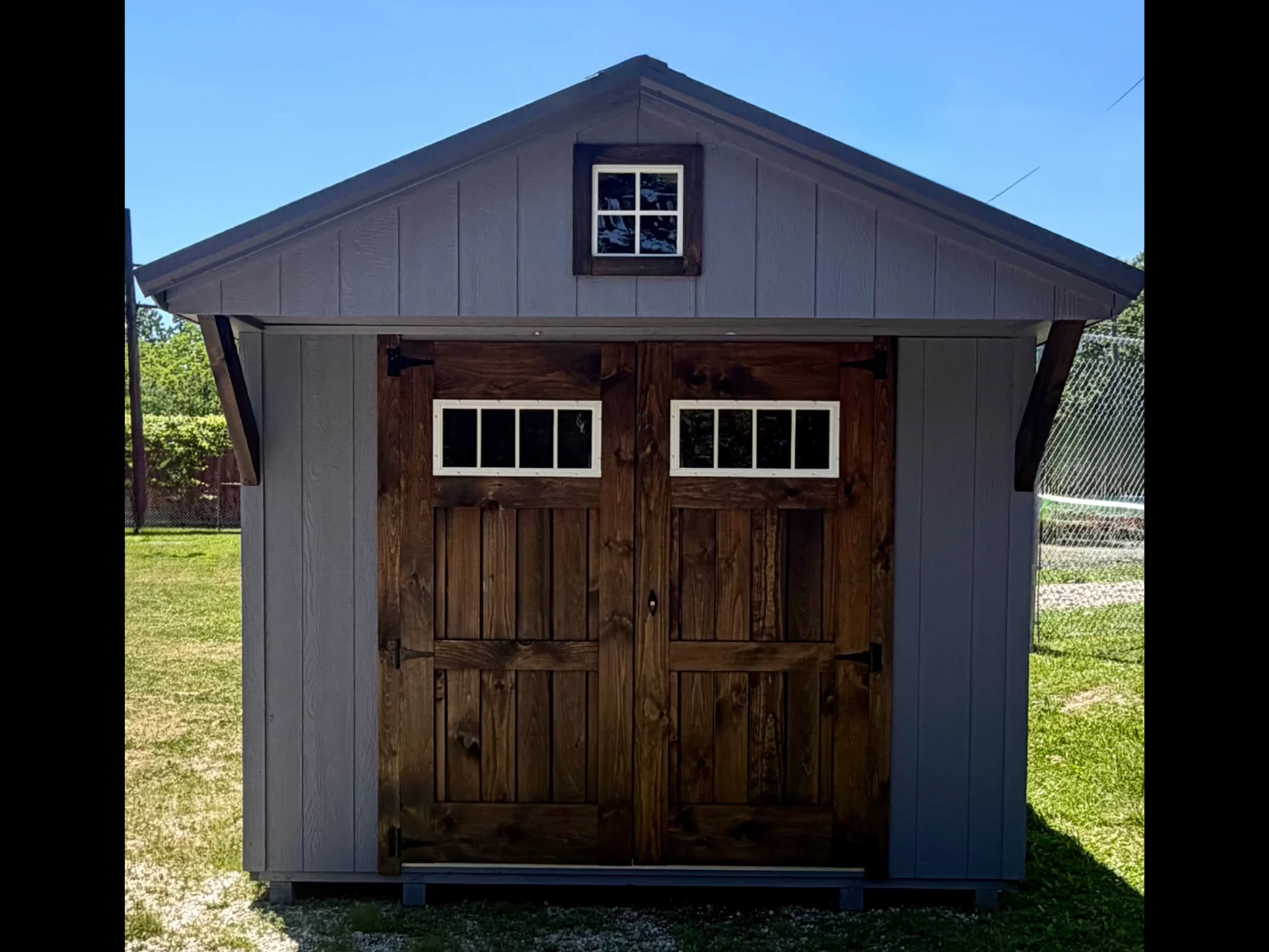 Meyers Lake Storage building delivered and set in place
